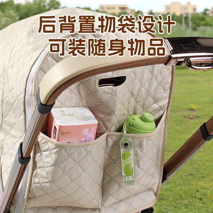 Baby Stroller Windproof Cover Rain Cover Universal Stroller Cover Warm Winter Baby Kidsren's Umbrella Stroller Windshield and Cold Protection Cover - image 4