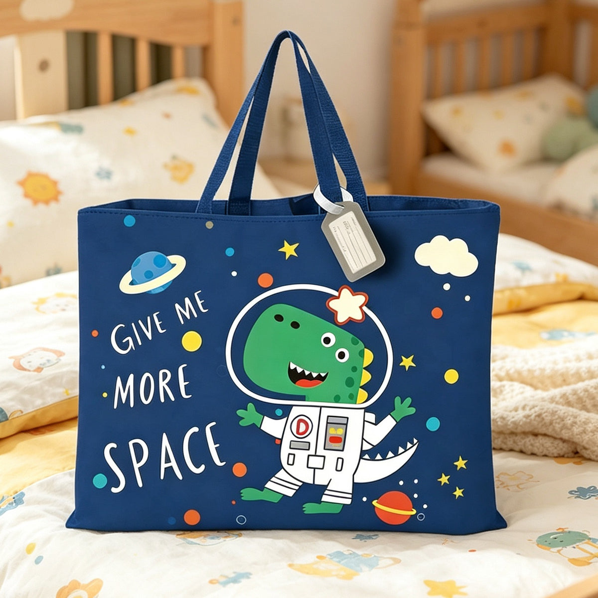 Kindergarten Quilt Storage Bag with Double Zipper for Moving into Kindergarten, Maternity Bedding, Clothing, Baby Special Luggage Bag - image 3