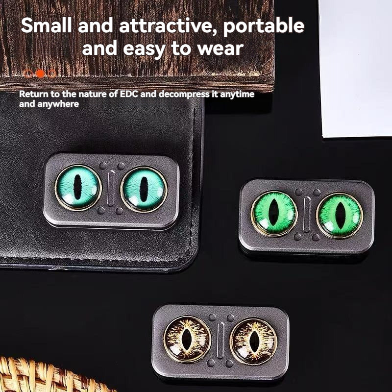 Owl Edc Fidget Spinner Slider Push Card Spinner Metal Fidget Toy Trendy Stress Relief Portable Decompression Gadget - image 1