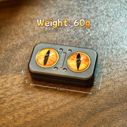 Owl Edc Fidget Spinner Slider Push Card Spinner Metal Fidget Toy Trendy Stress Relief Portable Decompression Gadget - image 4