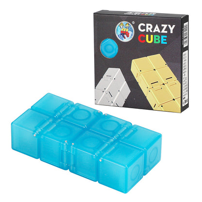 Luminous Infinite Rubik's Cube Creative Stress Relief Toy Cube Children's Early Education Enlightenment Toy Folding Rubik's Cube - image 5