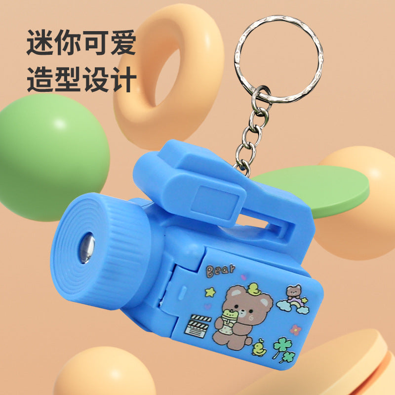 Mini Projector Children's Cartoon Toy Keychain Bag Pendant Cartoon Cute Creative Gift Ornament Claw Machine - image 3