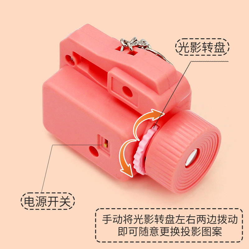 Mini Projector Children's Cartoon Toy Keychain Bag Pendant Cartoon Cute Creative Gift Ornament Claw Machine - image 4