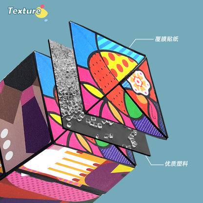Geometric Rubik's Cube Cross-Border Variety Three-Dimensional Douyin Same Style Stress Relief Toy 3D Infinite Rubik's Cube Children's Puzzle Wholesale - image 4