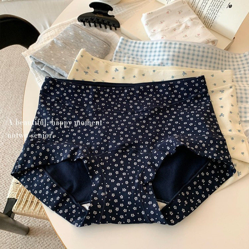 Pure Cotton Type a Baby Cotton Light Tummy Control Large Size Pure Cotton 10A Pure Cotton Women's Underwear Extended Crotch Hip-Covering Underwear - image 2