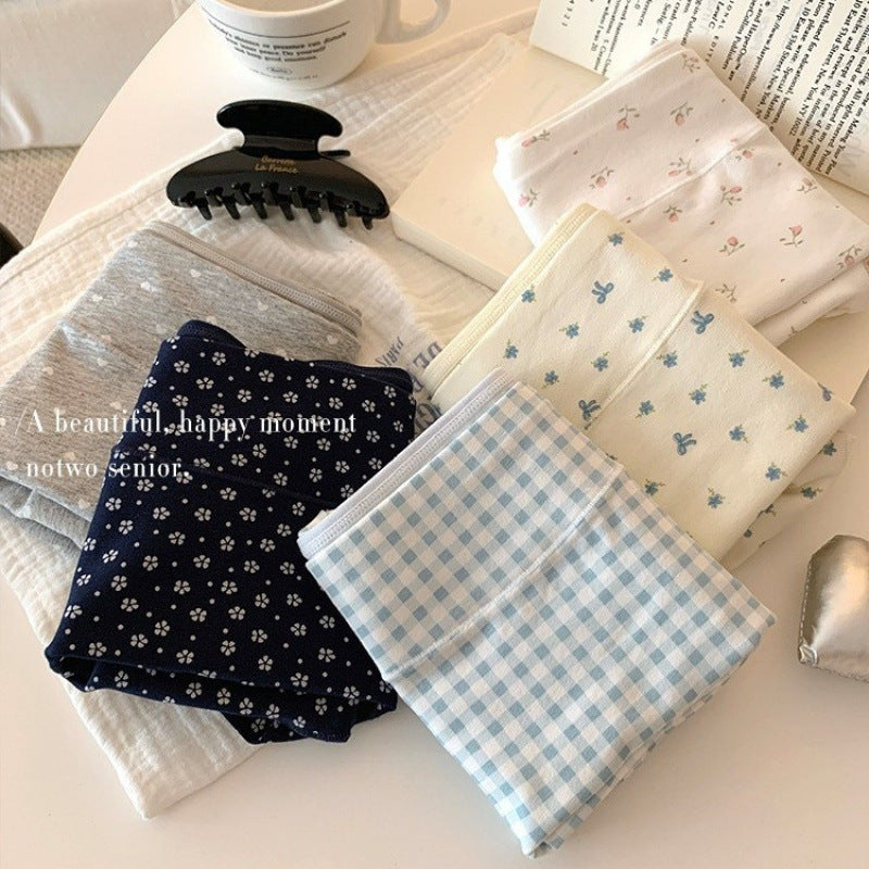 Pure Cotton Type a Baby Cotton Light Tummy Control Large Size Pure Cotton 10A Pure Cotton Women's Underwear Extended Crotch Hip-Covering Underwear - image 5