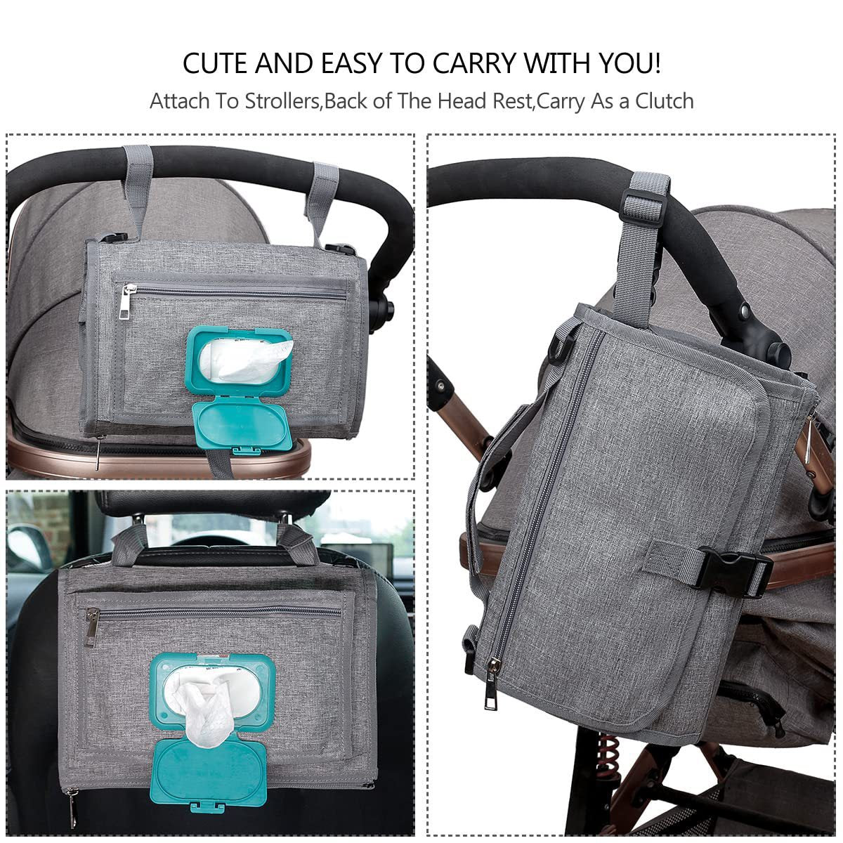 Portable Travel Diaper Changing Pad Home Waterproof Changing Mat Foldable Washable Baby Changing Leak Proof - image 3