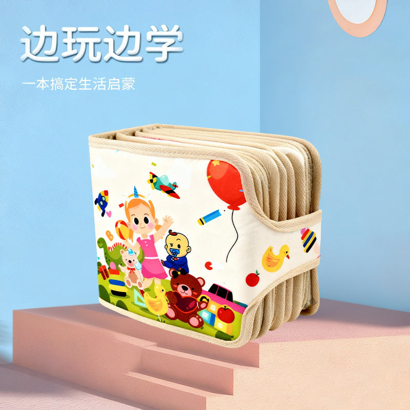 Felt Kidsren's Educational Tear-Off Book, Infant and Toddler Early Education Cognitive Enlightenment Toys, Factory Direct Supply Washable Cloth Book - image 2