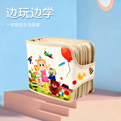 Felt Kidsren's Educational Tear-Off Book, Infant and Toddler Early Education Cognitive Enlightenment Toys, Factory Direct Supply Washable Cloth Book - image 2