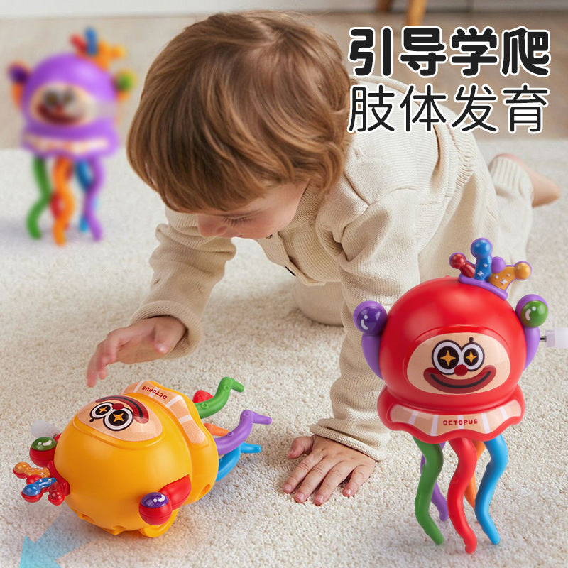 Tiktok Trending Wind-Up Dancing Clownfish Octopus Twisty Cartoon Fun Creative Stress-Relief Toy Manufacturer Wholesale - image 2