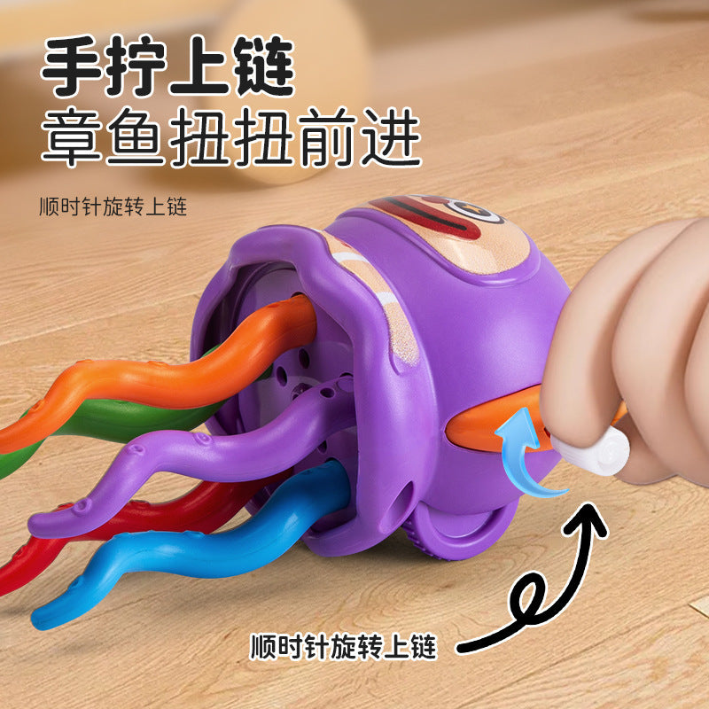 Tiktok Trending Wind-Up Dancing Clownfish Octopus Twisty Cartoon Fun Creative Stress-Relief Toy Manufacturer Wholesale - image 3