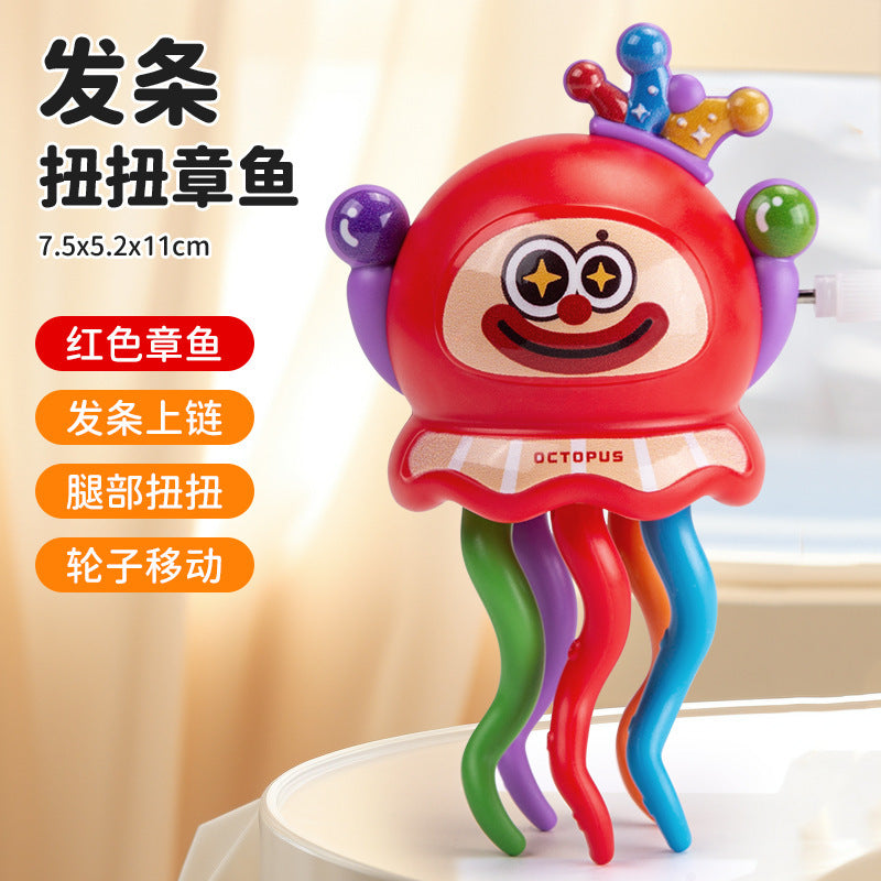 Tiktok Trending Wind-Up Dancing Clownfish Octopus Twisty Cartoon Fun Creative Stress-Relief Toy Manufacturer Wholesale - image 4