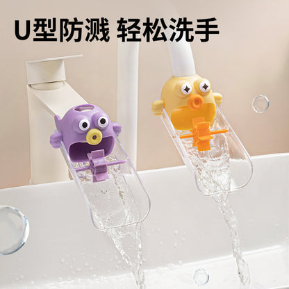 Household Cartoon Faucet Extender Baby Hand Washing Cute Cartoon Kidsren's Universal Silicone Extended Anti-Splash Artifact - image 1