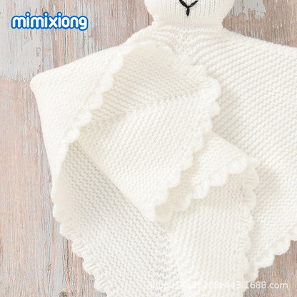 Hot Selling New Baby Cute Rabbit Shape Hollow Baby Comfort Towel - image 4