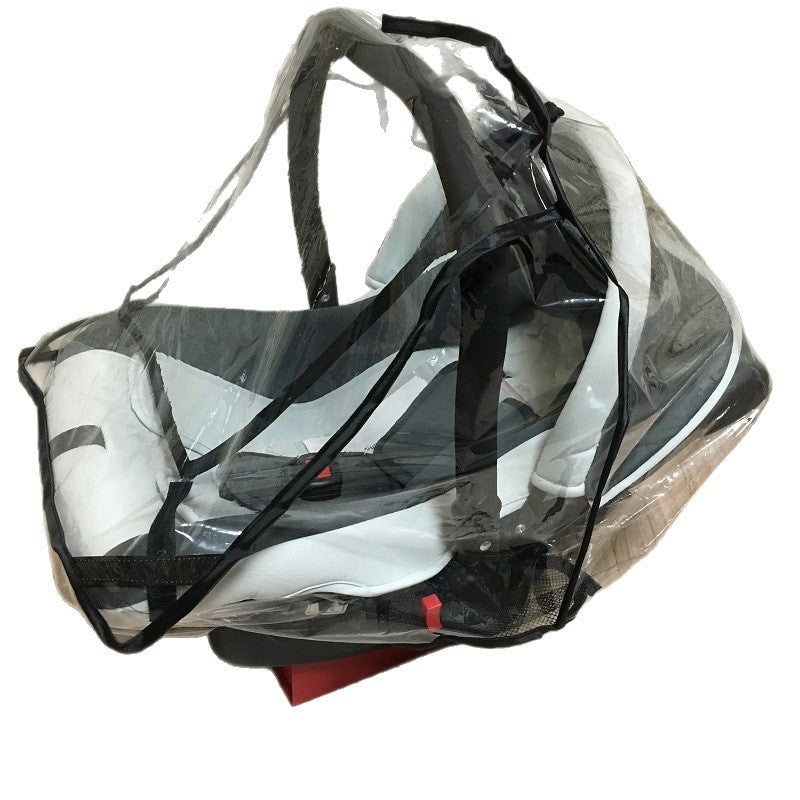 New Style Basket Rain Cover Manufacturer Direct Sales Baby Stroller Rain Cover Basket Raincoat Wholesale Windproof Dustproof Odorless Rain Cover - image 5
