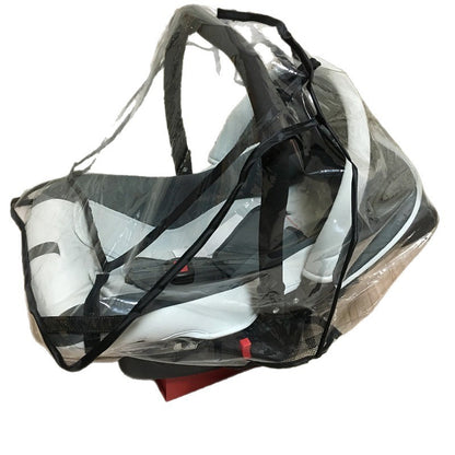 New Style Basket Rain Cover Manufacturer Direct Sales Baby Stroller Rain Cover Basket Raincoat Wholesale Windproof Dustproof Odorless Rain Cover - image 5