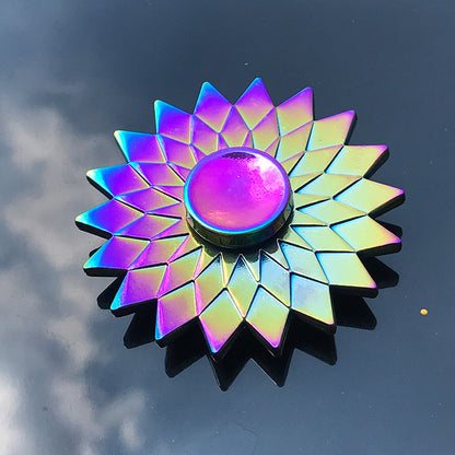 New Alloy Fingertip Spinner Decompression Toy Hand Spinner Finger Spinner Factory Wholesale Street Stall Toys - image 3