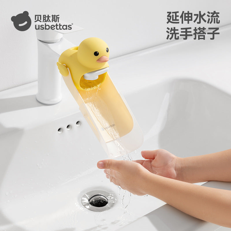 Beitaisi Children's Faucet Extender Baby Handwashing Extension Silicone Cute Universal Splash-Proof Device - image 1