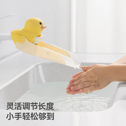 Beitaisi Children's Faucet Extender Baby Handwashing Extension Silicone Cute Universal Splash-Proof Device - image 2
