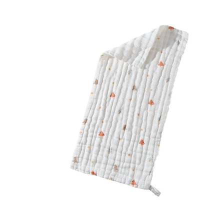 Soft Towel Face Towel Six-Layer Pure Cotton Gauze Newborn Baby Square Towel Gauze Saliva Towel Kindergarten Small Towel - image 5