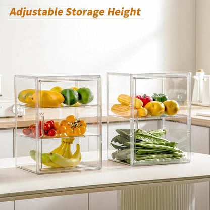 Bread Storage Box, Transparent Acrylic Display Stand, Snack and Dessert Display Cabinet, Cake Box, Blind Box, Baby Bottle Display Box - image 3