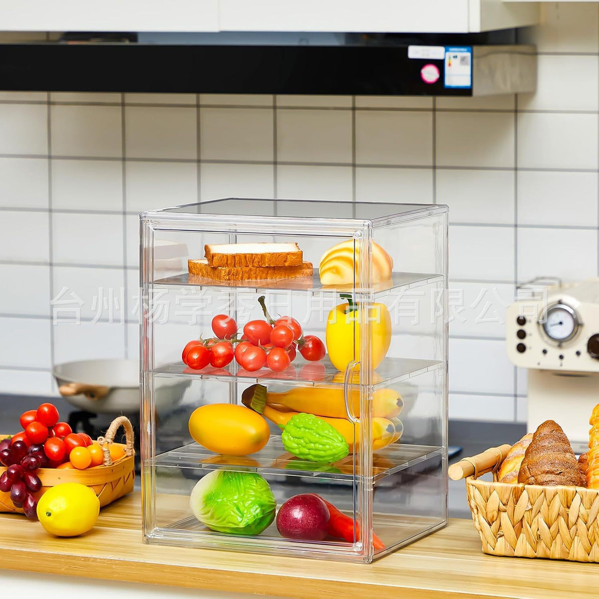 Bread Storage Box, Transparent Acrylic Display Stand, Snack and Dessert Display Cabinet, Cake Box, Blind Box, Baby Bottle Display Box - image 4