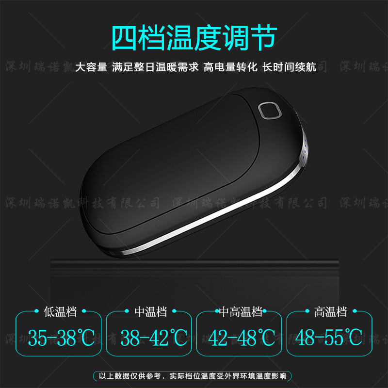 Cross-Border Amazon Hand Warmer Rechargeable Self-Heating Baby Warmer Portable Hand Warmer Bag Men's Gift - image 2