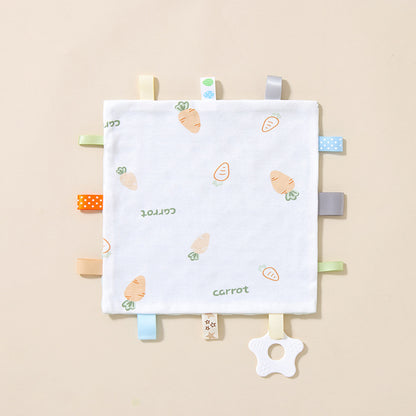 Baby Soothing Doll Sleep Tag Toy Sleeping Artifact Newborn Baby Newborn Teether Beanie Soothing Towel - image 2