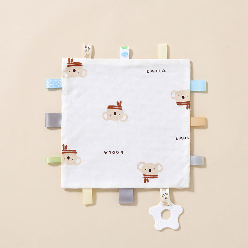 Baby Soothing Doll Sleep Tag Toy Sleeping Artifact Newborn Baby Newborn Teether Beanie Soothing Towel - image 3