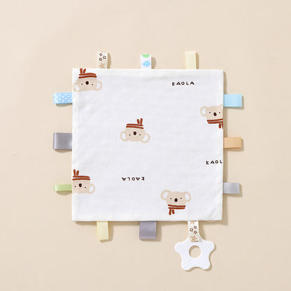 Baby Soothing Doll Sleep Tag Toy Sleeping Artifact Newborn Baby Newborn Teether Beanie Soothing Towel - image 3