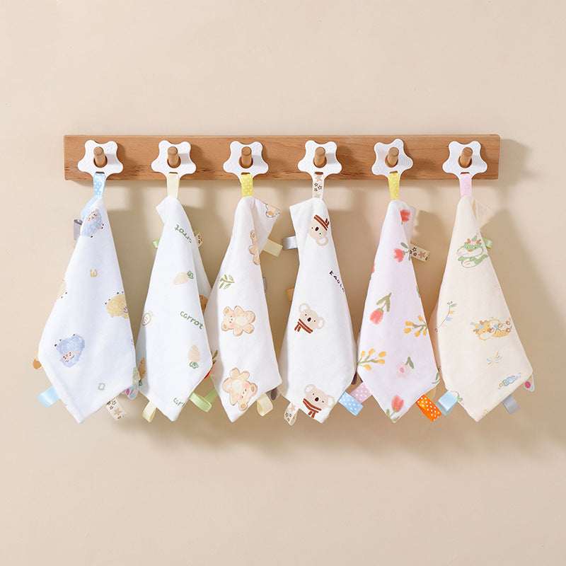 Baby Soothing Doll Sleep Tag Toy Sleeping Artifact Newborn Baby Newborn Teether Beanie Soothing Towel - image 4
