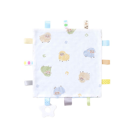 Baby Soothing Doll Sleep Tag Toy Sleeping Artifact Newborn Baby Newborn Teether Beanie Soothing Towel - image 5