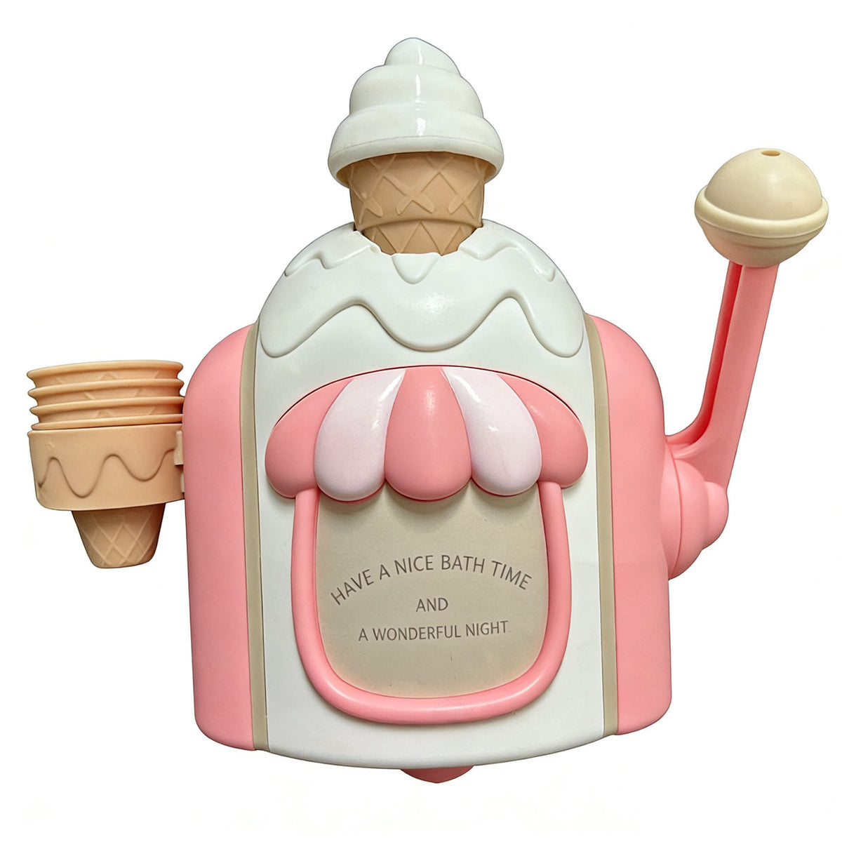 Cross-Border Children's Manual Bubble Maker, Pretend Ice Cream Machine, Bathroom Baby Bath Play Water Toy - image 2