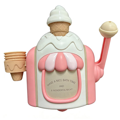 Cross-Border Children's Manual Bubble Maker, Pretend Ice Cream Machine, Bathroom Baby Bath Play Water Toy - image 2