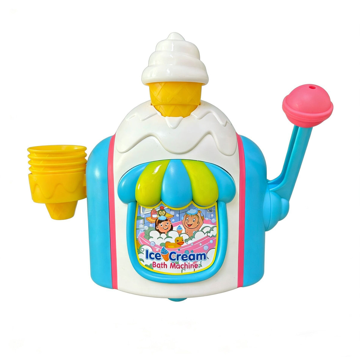 Cross-Border Children's Manual Bubble Maker, Pretend Ice Cream Machine, Bathroom Baby Bath Play Water Toy - image 4
