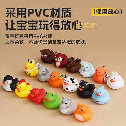 Cross-Border Squeeze Toy Animal Duck Water Play Toy Little Duck Vinyl Bath Toy Children's Baby Sound-Making Little Yellow Duck - image 3
