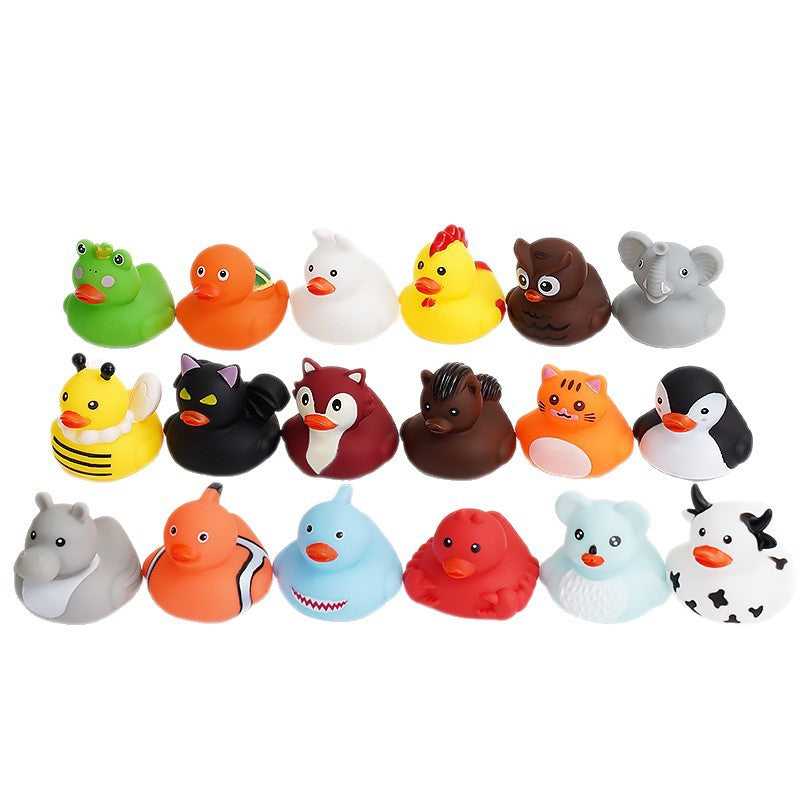 Cross-Border Squeeze Toy Animal Duck Water Play Toy Little Duck Vinyl Bath Toy Children's Baby Sound-Making Little Yellow Duck - image 5