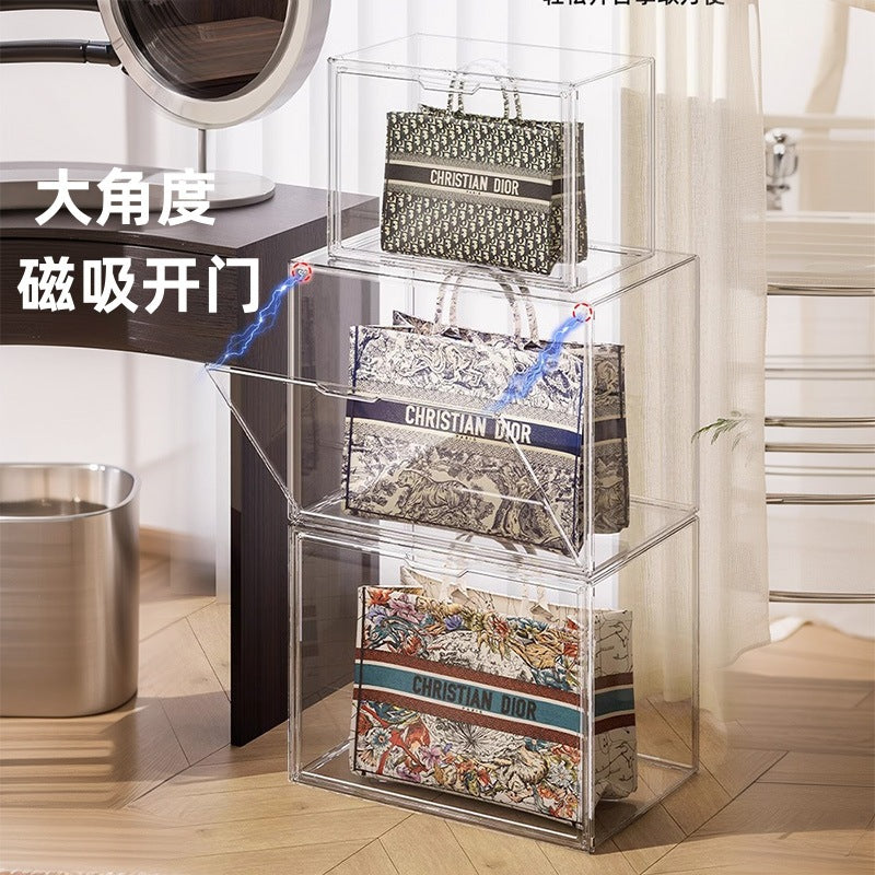 Bag Storage Transparent Cosmetics Storage Box Hand-Made Display Cabinet Book Toy Blind Box Display Box Acrylic Box - image 3