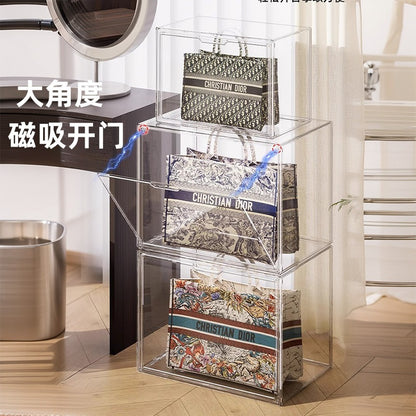 Bag Storage Transparent Cosmetics Storage Box Hand-Made Display Cabinet Book Toy Blind Box Display Box Acrylic Box - image 3