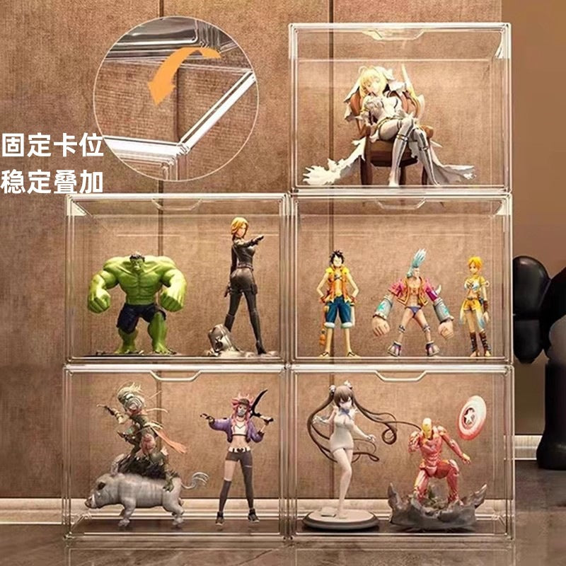 Bag Storage Transparent Cosmetics Storage Box Hand-Made Display Cabinet Book Toy Blind Box Display Box Acrylic Box - image 4