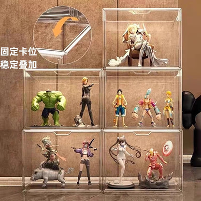 Bag Storage Transparent Cosmetics Storage Box Hand-Made Display Cabinet Book Toy Blind Box Display Box Acrylic Box - image 4