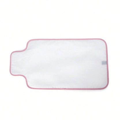 Portable Baby Changing Pad Plaid Diaper Changing Pad with Wet Wipes Pocket and Easy to Clean - image 2