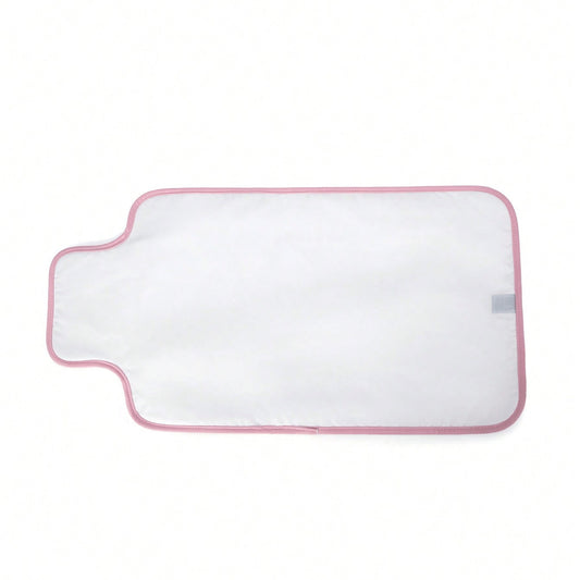 Portable Baby Changing Pad Plaid Diaper Changing Pad with Wet Wipes Pocket and Easy to Clean - image 2
