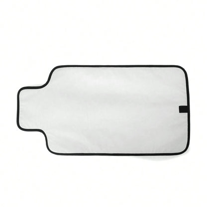 Portable Baby Changing Pad Plaid Diaper Changing Pad with Wet Wipes Pocket and Easy to Clean - image 3