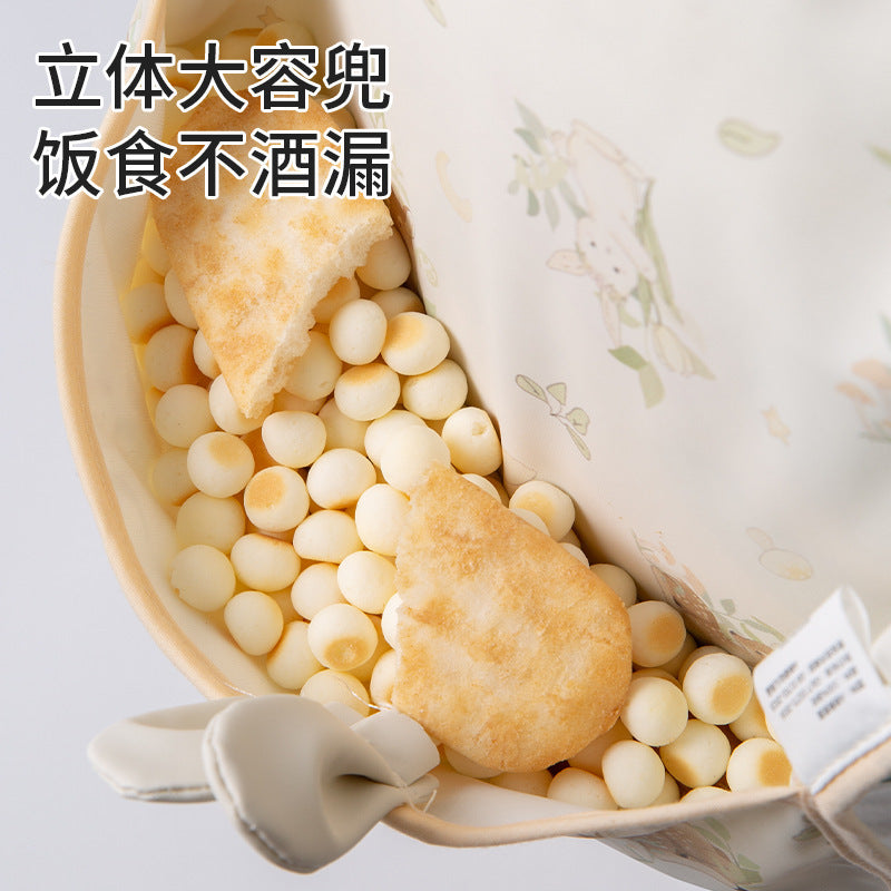 Baby Bibs, Baby Food Supplements, Waterproof and Anti-Dirty Kidsren's Rice Pockets, Sleeveless Reverse Dressing [Ready Stock Wholesale] - image 3