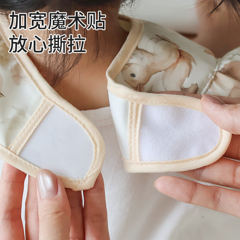 Baby Bibs, Baby Food Supplements, Waterproof and Anti-Dirty Kidsren's Rice Pockets, Sleeveless Reverse Dressing [Ready Stock Wholesale] - image 4