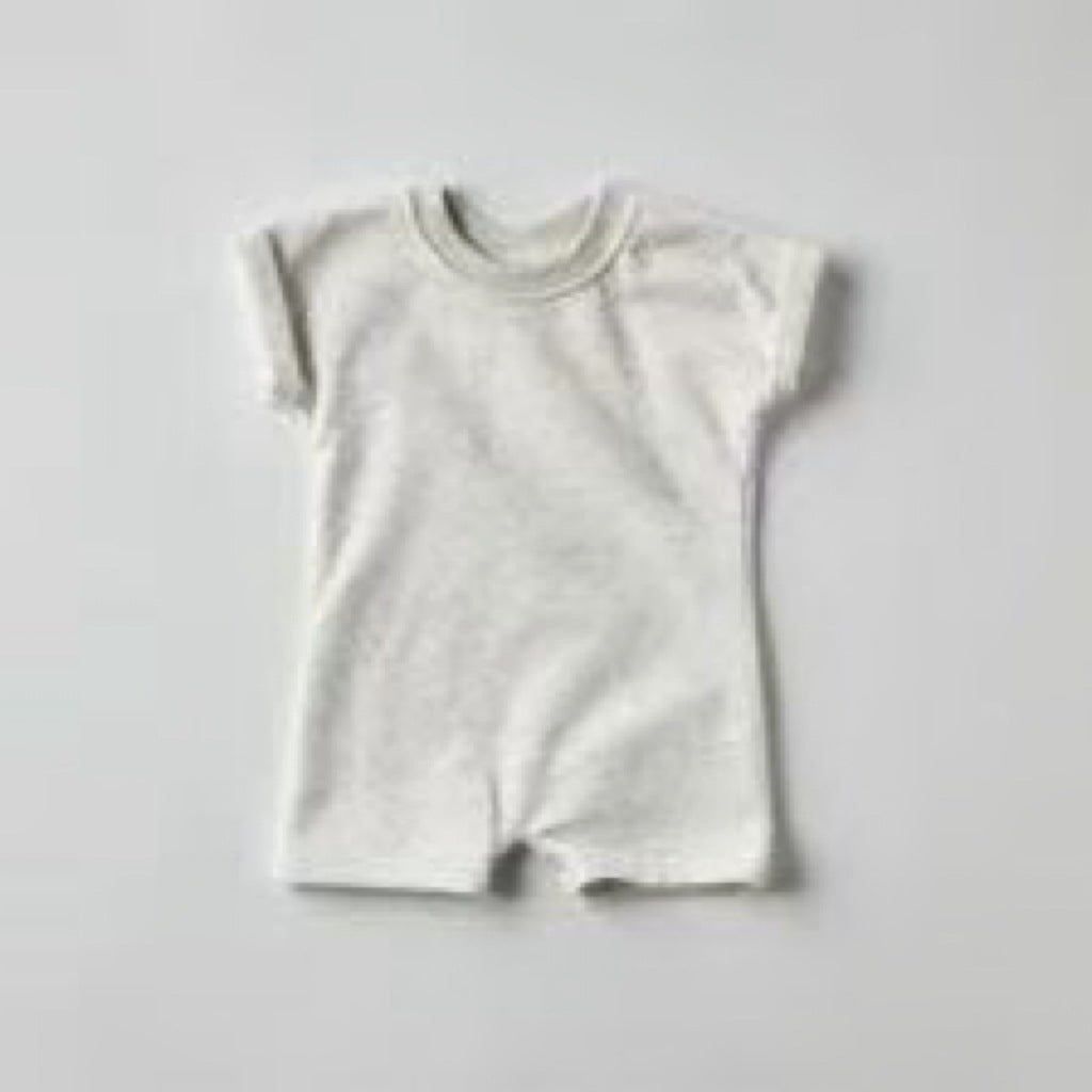 Springsummer Baby Bodysuits for Boys and Girls Short-sleeve
