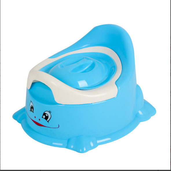 Baby Smiling Face Potty Seat in Blue