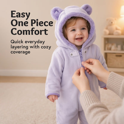 Baby Bear Fleece Bunting