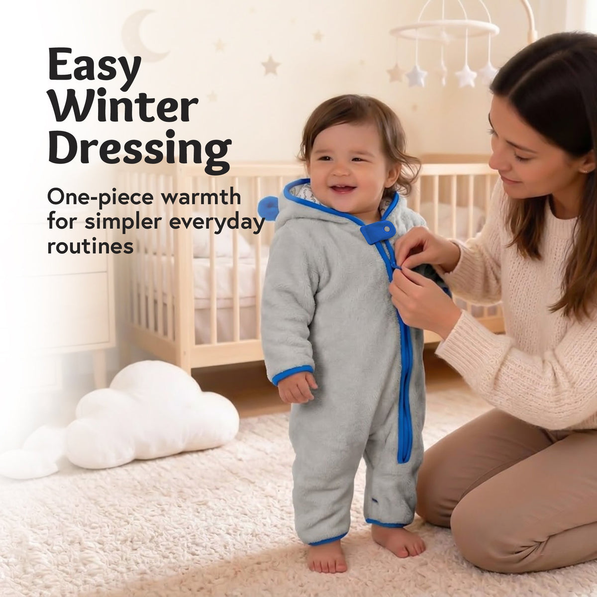 Baby Bear Furry Bunting